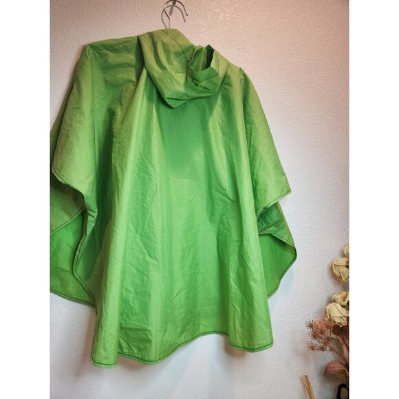 Crocs Youth‎ Green Packable Poncho Rain Jacket One Size Outdoor Festival - Picture 2 of 8